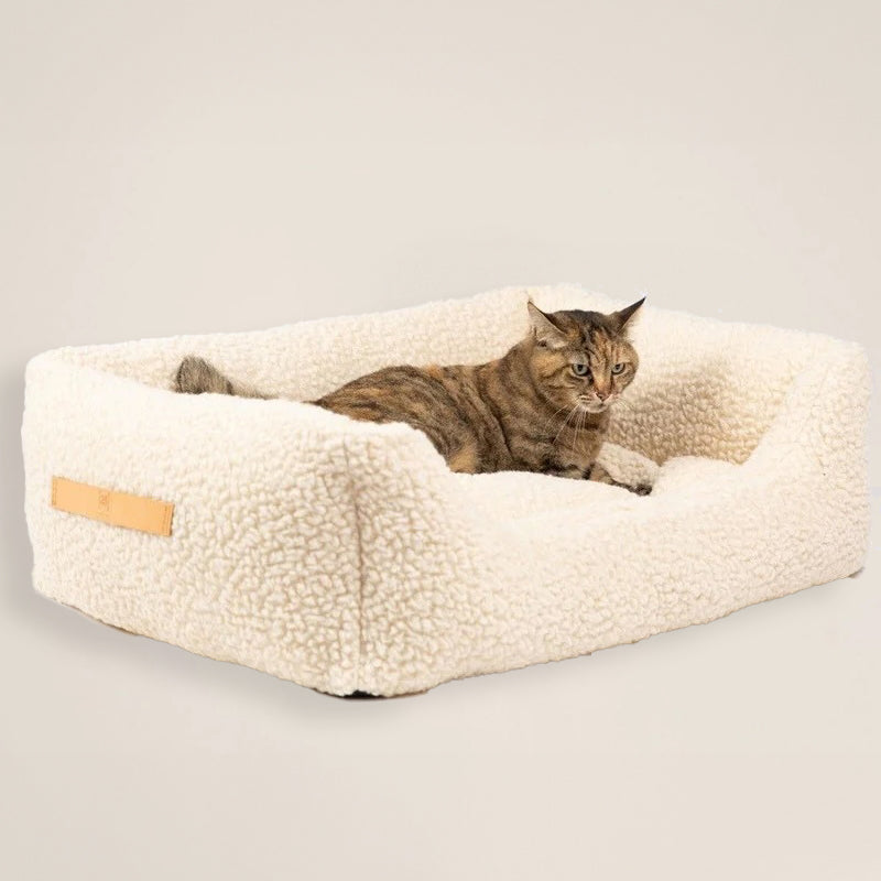 Bouclé Cat Bed